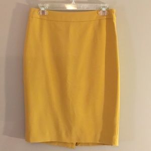 EUC, The Limited Skirt, Size 6, Mustard Yellow